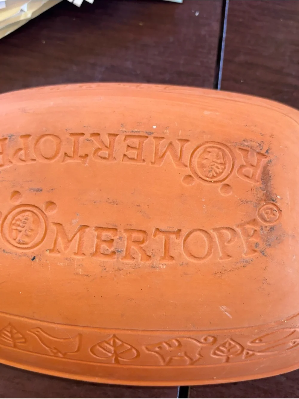 Vintage Römertopf Clay Baker #110 & Cookbook Set – Mint Condition (Used 3 Times)